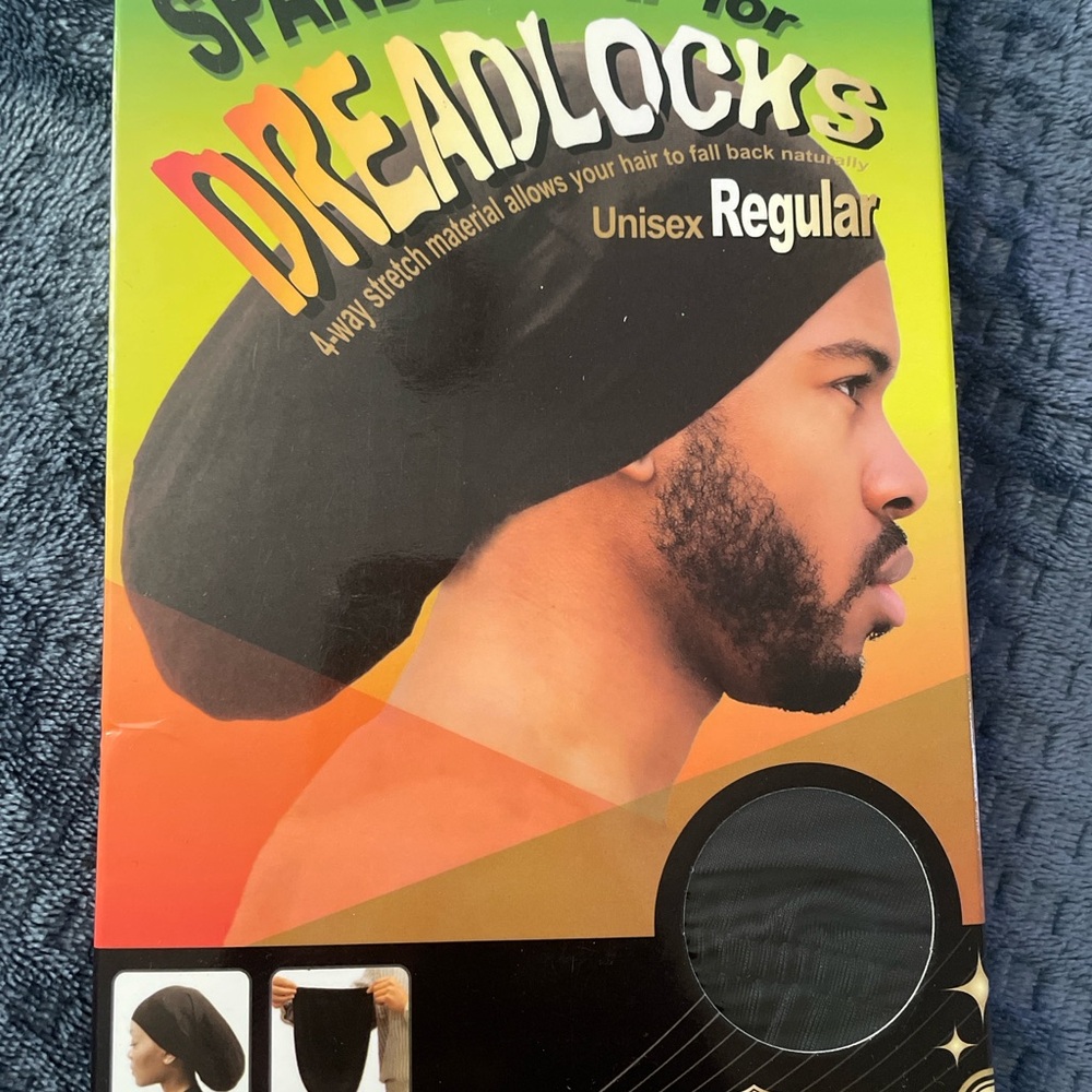 Unisex Black Dreadlocks Cap
